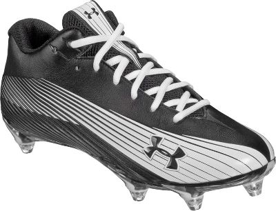 Under Armour Nitro II Blk/Wht Mid Detach Football Cleat