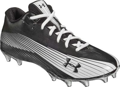 Under Armour Nitro II Blk/Wht Mid Molded Football Cleat