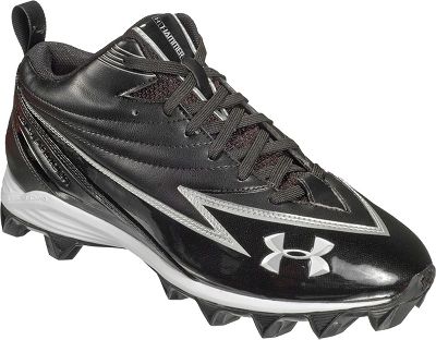 Under Armour Hammer III Blk/Blk Molded Football Cleat