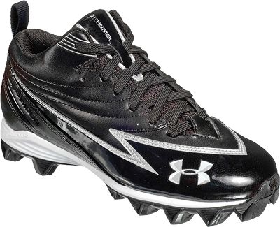 Under Armour Youth Hammer III Blk/Blk Football Cleat