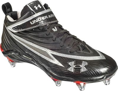 Under Armour Fierce II Black Mid Detach Football Cleat