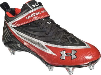 Under Armour Fierce II Red Mid Detach Football Cleat