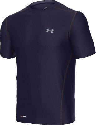 Under Armour Men's Navy Fitted Short Sleeve Shirt