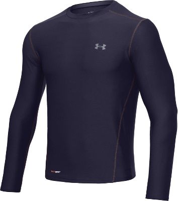 Under Armour Men's Navy Fitted Long Sleeve Shirt