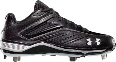 Under Armour Ignite II Low Metal Baseball Cleats Size 13 Black Black Metal Softball Cleats