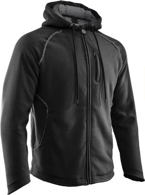 Under Armour Hundo 3.0 Black Full-Zip Fleece Hoodie