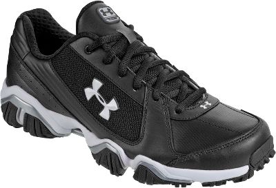  Armor Basketball Shoes on Under Armour Men S Streak Ii Black Turf Shoes   Coaches Turf Softball