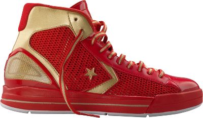 Converse Men's Star Player EVO Scarlet/Gold Basketball Shoe