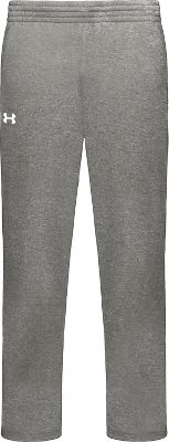 Under Armour Mens Fleece Team Grey Heather Pants Baseball Outerwear