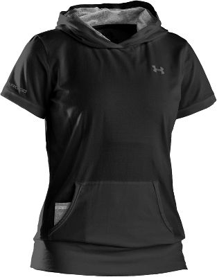 Under Armour Women's Charged Cotton Short Sleeve Hoodie