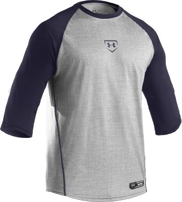 Under Armour Youth 34 Sleeve Performance Fitted Top Youth Baseball Performance Shirts