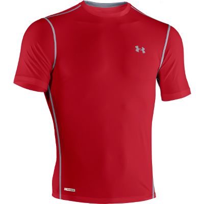 Under Armour Men's Heatgear Sonic Fitted Short Sleeve Compression Shirt