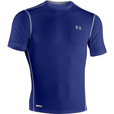 Under Armour Mens Heatgear Sonic Fitted Short Sleeve Compression Shirt