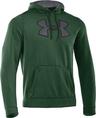 Under Armour Men's Armour Fleece Storm Printed Big Logo Hoodie