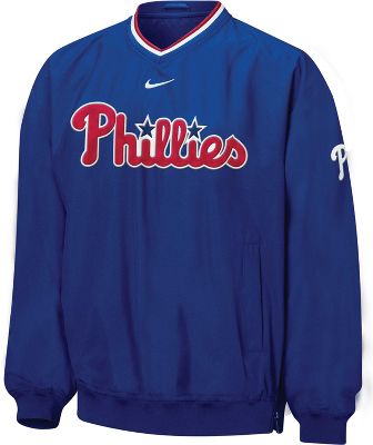 Nike Men's MLB Phillies Ace Windshirt Pullover