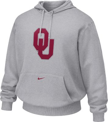 Nike Men`s NCAA Classic Oklahoma Logo Hoodie
