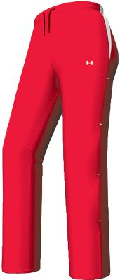 Baseball Under Armour 1431 Womens Team Warm Up Pants Large Scarlet Red