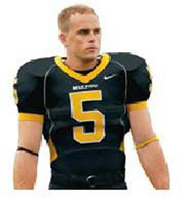 Nike Adult Custom Modified Missouri Football Jersey
