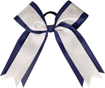 Powerbows Large Two-Toned Plain Color Cheer Bow