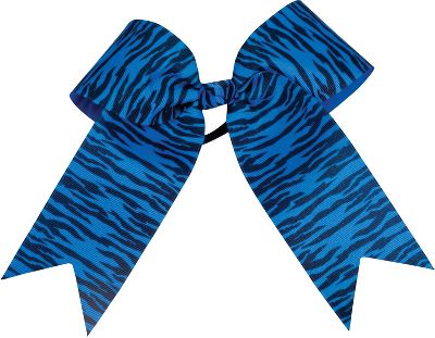Powerbows Large Basic Zebra Print Cheer Bow