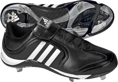 Adidas Men's Excelsior Blk/Wht Low Metal Baseball Cleats