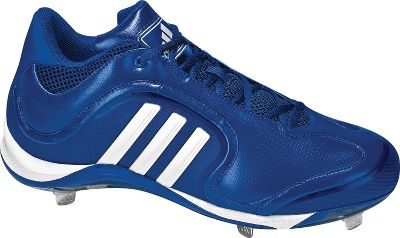 Baseball - Adidas Men's Excelsior Roy/Wht Mid Metal Baseball Cleats - Metal Baseball Cleats