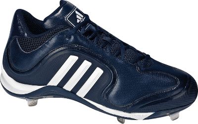 Baseball - Adidas Men's Excelsior Nav/Wht Mid Metal Baseball Cleats -