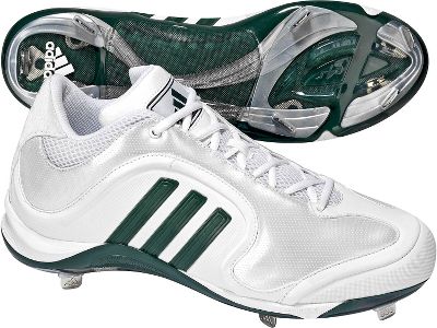 Baseball - Adidas Men's Excelsior Wht/DkG Mid Metal Baseball Cleats  -