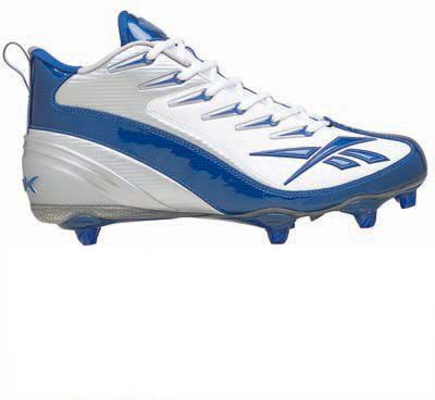 Reebok Men's 4 Speed III Mid SD2 Wht/Roy Football Cleats
