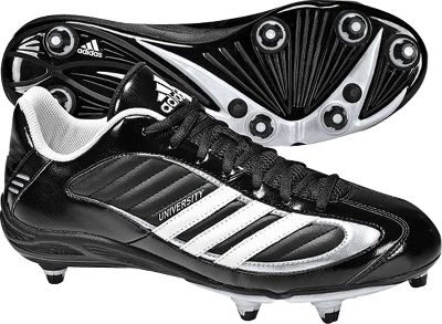 Adidas University IV Low Detach Blk/Wht Football Cleats