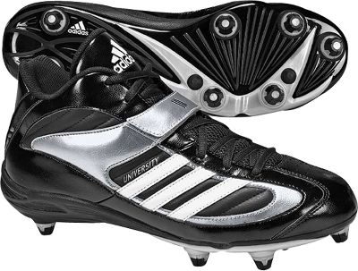 Adidas University IV Mid Detach Blk/Wht Football Cleats