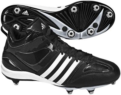 Adidas Reggie III TD Mid Detach Blk/Wht Football Cleats