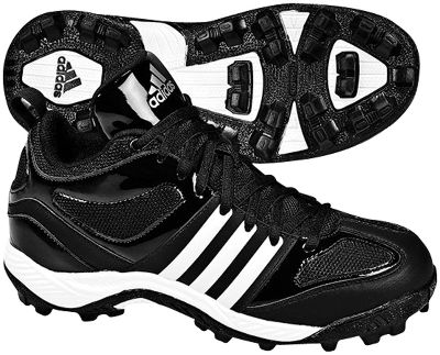Adidas Yth Reggie III Mid Molded Blk/Wht Football Cleats