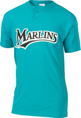 Majestic Replica 180 Adult Two Button Henley