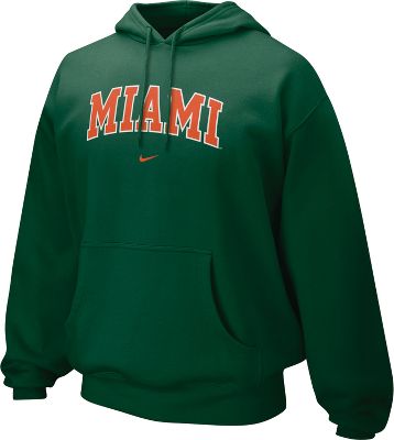 Nike Men's NCAA Miami Fleece Hoodie