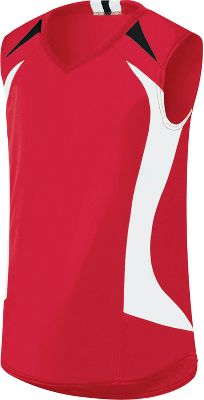 High5 Youth Girls Blaze Sleeveless Softball Jersey Youth Medium BLKGLDWHT Female Softball Uniforms