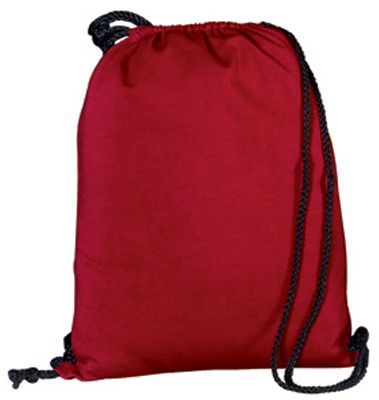 Augusta Athletic Red Fleece Bag w/ Drawcord