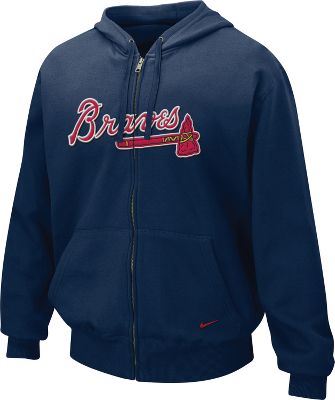 Nike Men's MLB Atlanta Braves Tackle Hoodie