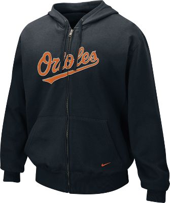 Nike Men's MLB Baltimore Orioles Tackle Hoodie