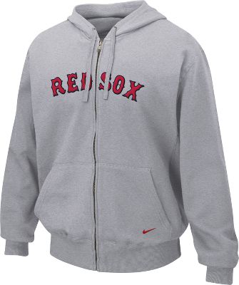 Nike Men's MLB Boston Red Sox Tackle Hoodie