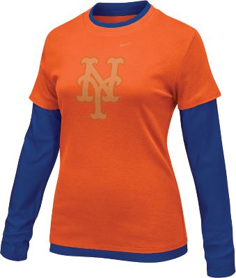 Nike Women's MLB Mets 2-N-1 Double Layer Shirt