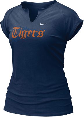 Nike Women's MLB Tigers Raglan Tissue T-shirt