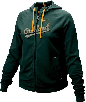 Nike Women's MLB A's Full Zip Hoodie