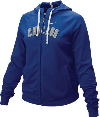Nike Women's MLB Cubs Full Zip Hoodie