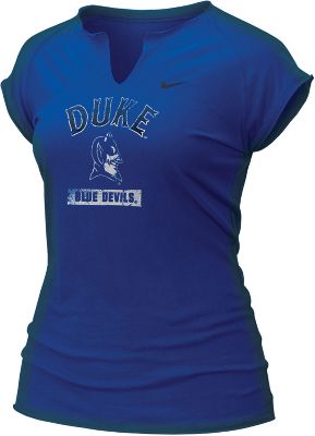 Nike Women's NCAA Duke Raglan Tissue T-Shirt