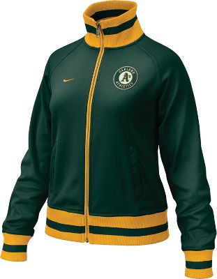 Nike Women's MLB Oakland A's Track Jacket