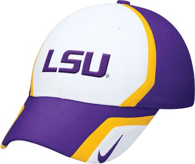 Nike Men's NCAA LSU Sideline Swoosh Flex Cap