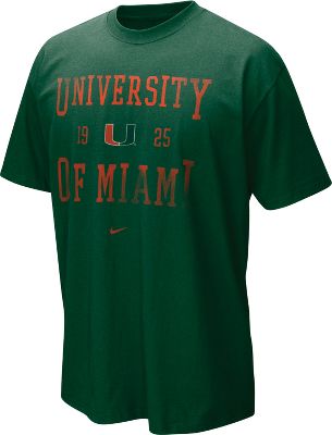 Nike Men's NCAA Really Old School Miami T-Shirt
