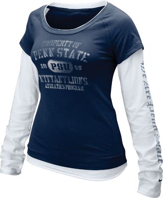 Nike Women's NCAA Penn St. Cross Campus Shirt