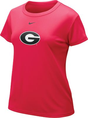 Nike Women's NCAA Georgia Nike-FIT Logo T-Shirt